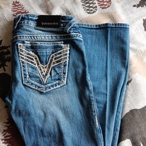 Vigoss Women's Boot Cut Jeans - Blue